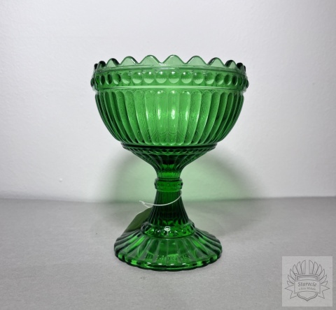 Cukiernica szklana zielona - Iittala Marimekko (Finlandia)