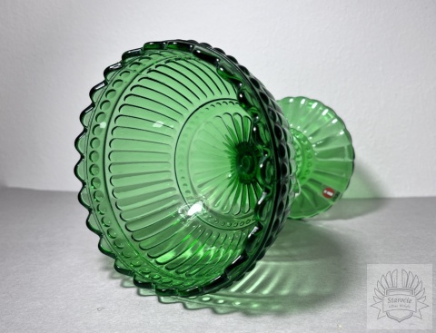 Cukiernica szklana zielona - Iittala Marimekko (Finlandia)