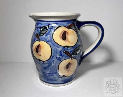 Dzbanek Ceramika Bolesławiec - brzoskwinie