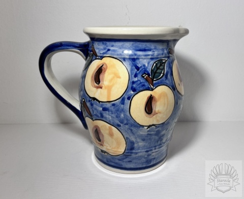 Dzbanek Ceramika Bolesławiec - brzoskwinie