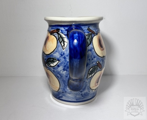 Dzbanek Ceramika Bolesławiec - brzoskwinie