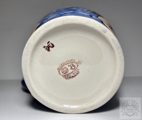 Dzbanek Ceramika Bolesławiec - brzoskwinie