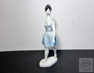 Figurka "Kobieta z lat 60" Hollohaza Węgry