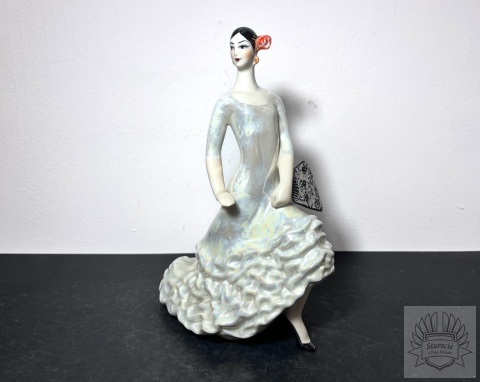 Figurka kobieta, tancerka flamenco- Ceramika Kijów