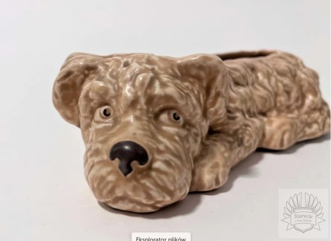 Figurka pies terrier (ikebana) - Sylvac, forma: 2024