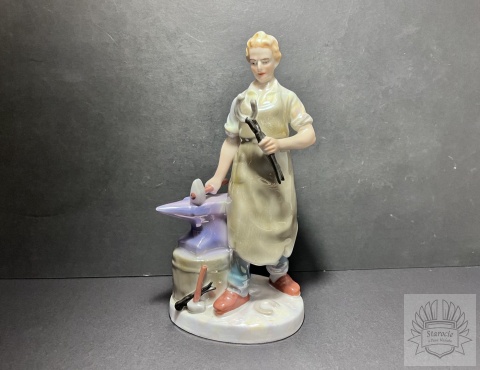 Figurka porcelanowa Kowal - Grafenthal Niemcy