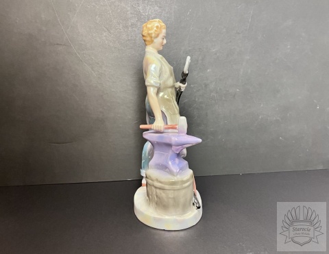 Figurka porcelanowa Kowal - Grafenthal Niemcy