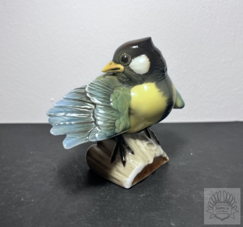 Figurka porcelanowa Sikorka- Hutschenreuther proj. U. Netzsch