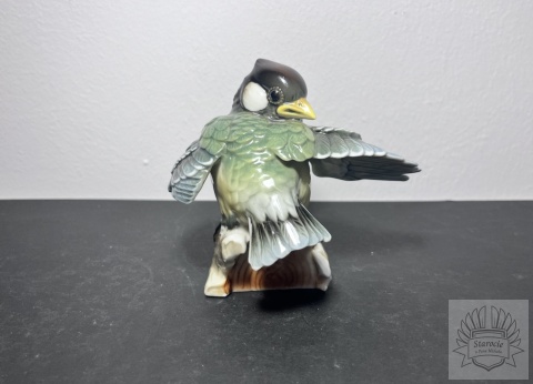 Figurka porcelanowa Sikorka- Hutschenreuther proj. U. Netzsch