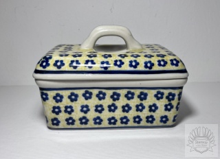 Puzderko / masielnica ceramika Bolesławiec - ręcznie robiona