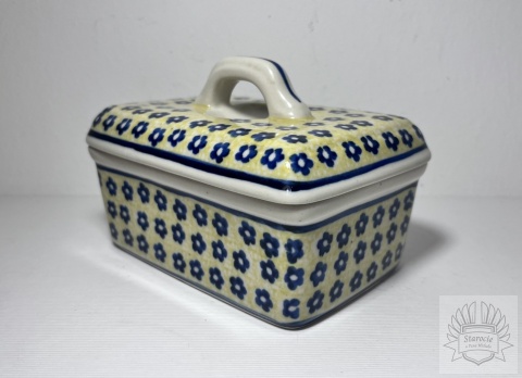 Puzderko / masielnica ceramika Bolesławiec - ręcznie robiona