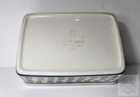 Puzderko / masielnica ceramika Bolesławiec - ręcznie robiona