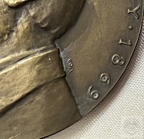 Medal kolekcjonerski "105 lat istnienia firmy Blikle" brąz