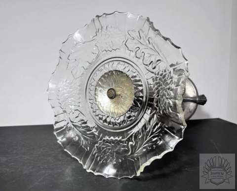 Patera platerowana na nodze - Secesja