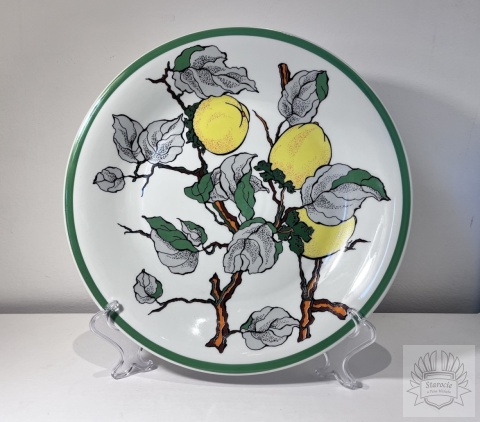 Patera porcelanowa / talerz "Cytryny" Wawel Wałbrzych- okres PRL.