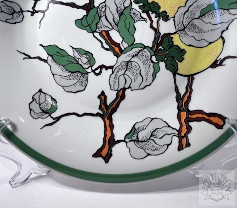 Patera porcelanowa / talerz "Cytryny" Wawel Wałbrzych- okres PRL.
