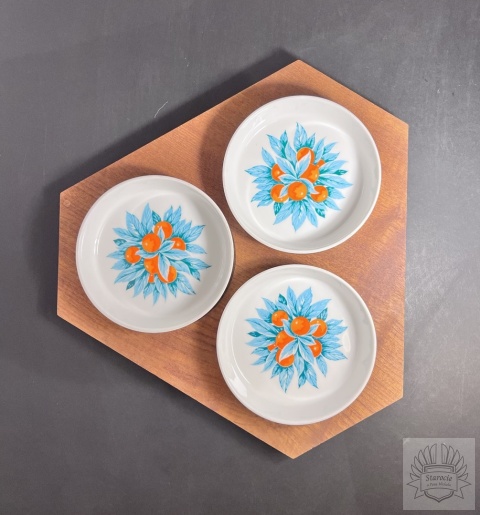 Taca tekowa przystawki kabaret Alka Kunst