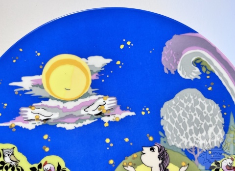 Talerz Rosenthal- "Sternstunden" proj. Bjorn Wiinblad