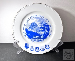 Talerz "Tatry Wysokie Słowacja"- porcelana Karlove Wary
