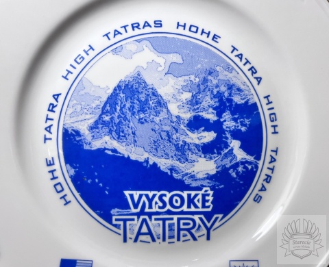 Talerz "Tatry Wysokie Słowacja"- porcelana Karlove Wary