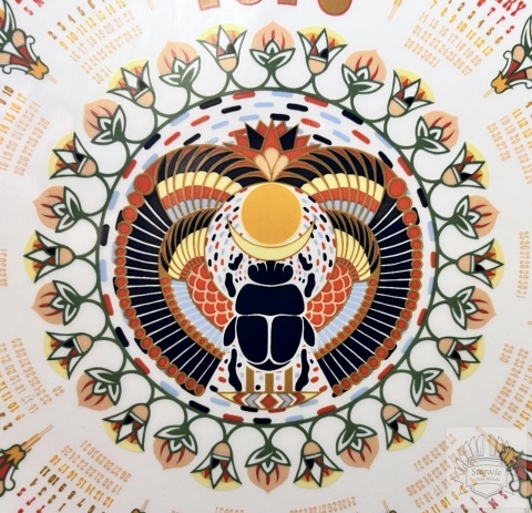 Talerz kalendarz z żukiem, rok 1979r. - Wedgwood