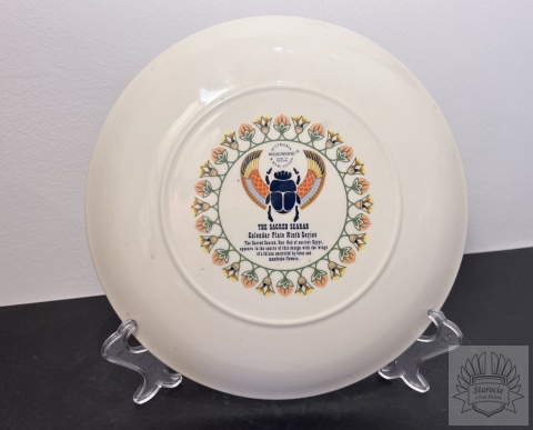 Talerz kalendarz z żukiem, rok 1979r. - Wedgwood