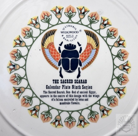 Talerz kalendarz z żukiem, rok 1979r. - Wedgwood
