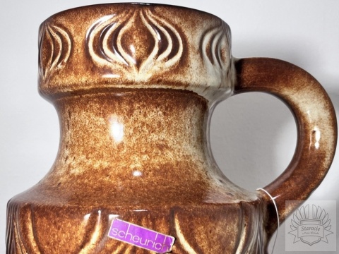 Wazon Amsterdam Scheurich - wzór cebulowy fat lava design