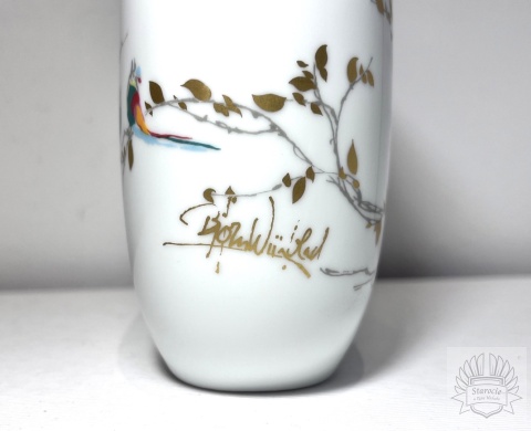 Wazon porcelana Rosenthal- Studio Line, "Ptaki" proj. B. Wiinblad!