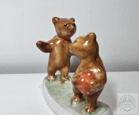 2x figurka, niedźwiedź Bodrogkereszturi, 5 postaci miśków!