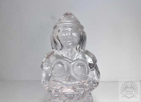 2x figurka szkalna,Para Wikingowie, Pukeberg (Szwecja)