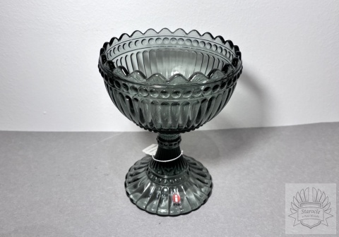 Cukiernica szklana szara - Iittala Marimekko (Finlandia)