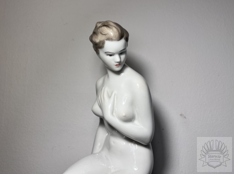 Figurka kobieta Hollohaza- Akt w stylu Art Deco