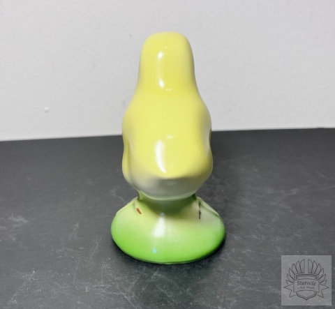 Figurka kurczak, pisklak, ptak- Ćmielów, okres PRL malatura 1