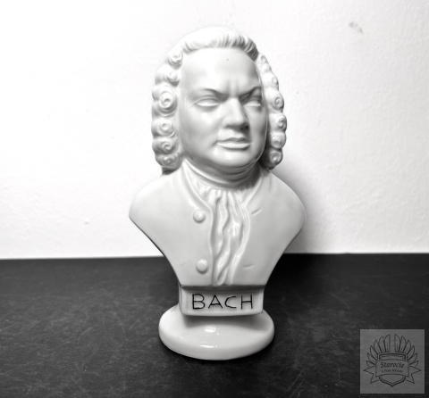 Popiersie, figurka - J. S. Bach kompozytor! Lippelsdorf