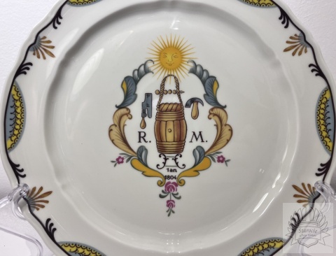 Talerz Limoges- Remy Martin proj. M. Raynaud
