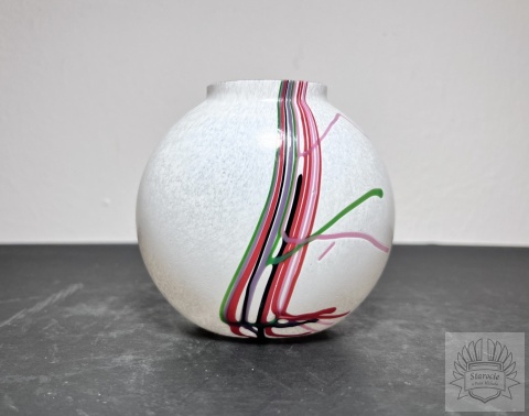 Wazonik Kosta Boda "Rainbow" proj. Bertil Vallien