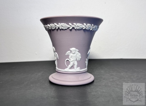 Wazonik/ wykałacznik Wedgwood Purple Jasperware