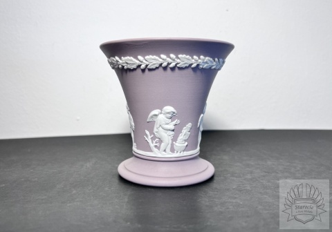 Wazonik/ wykałacznik Wedgwood Purple Jasperware