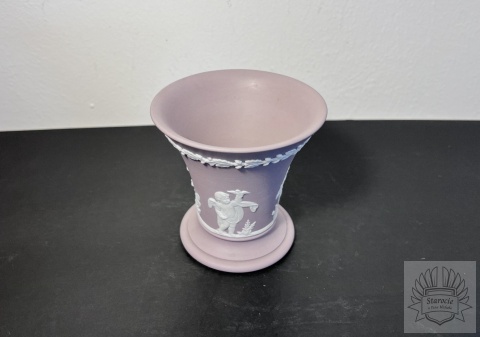 Wazonik/ wykałacznik Wedgwood Purple Jasperware